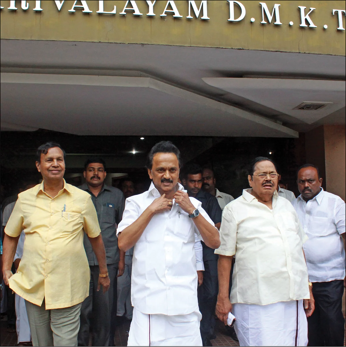 டி.ஆர்.பாலு, மு.க.ஸ்டாலின், துரைமுருகன்