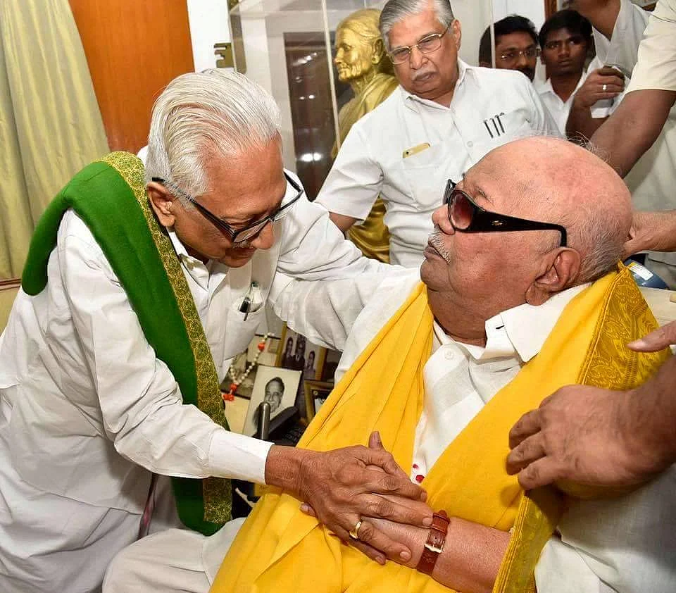 க.அன்பழகன் - கருணாநிதி