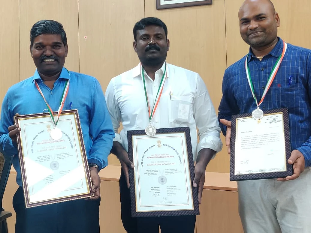 தேசிய விருது பெற்ற தமிழகத்தின் மூன்று அரசுப் பள்ளி ஆசிரியர்கள்! #ICT_Award