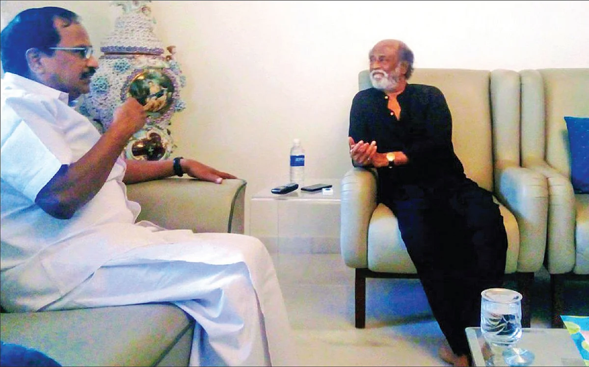 ரஜினியுடன் தமிழருவி மணியன்