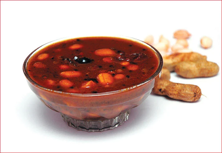 வேர்க்கடலைக் காரக்குழம்பு