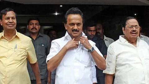 ஸ்டாலினுடன் டி.ஆர்.பாலு, துரைமுருகன்