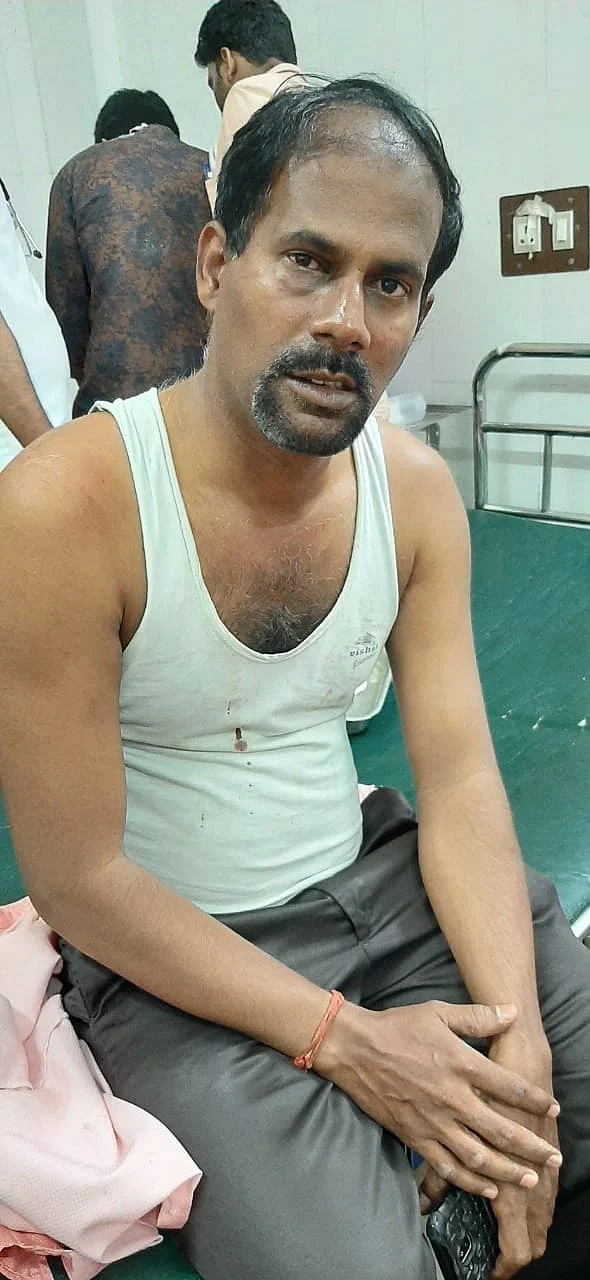 தாக்குதலுக்குள்ளான கார்த்திக்
