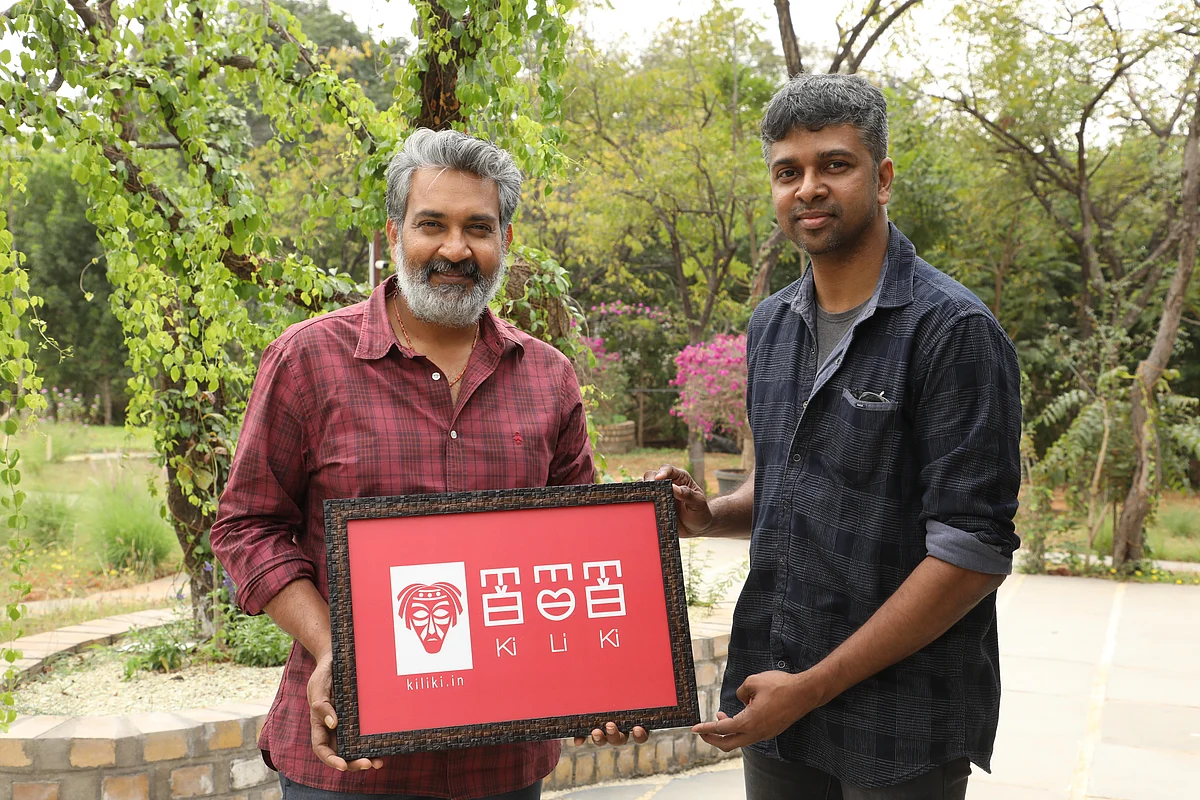 rajamouli and madhan karky with kiliki