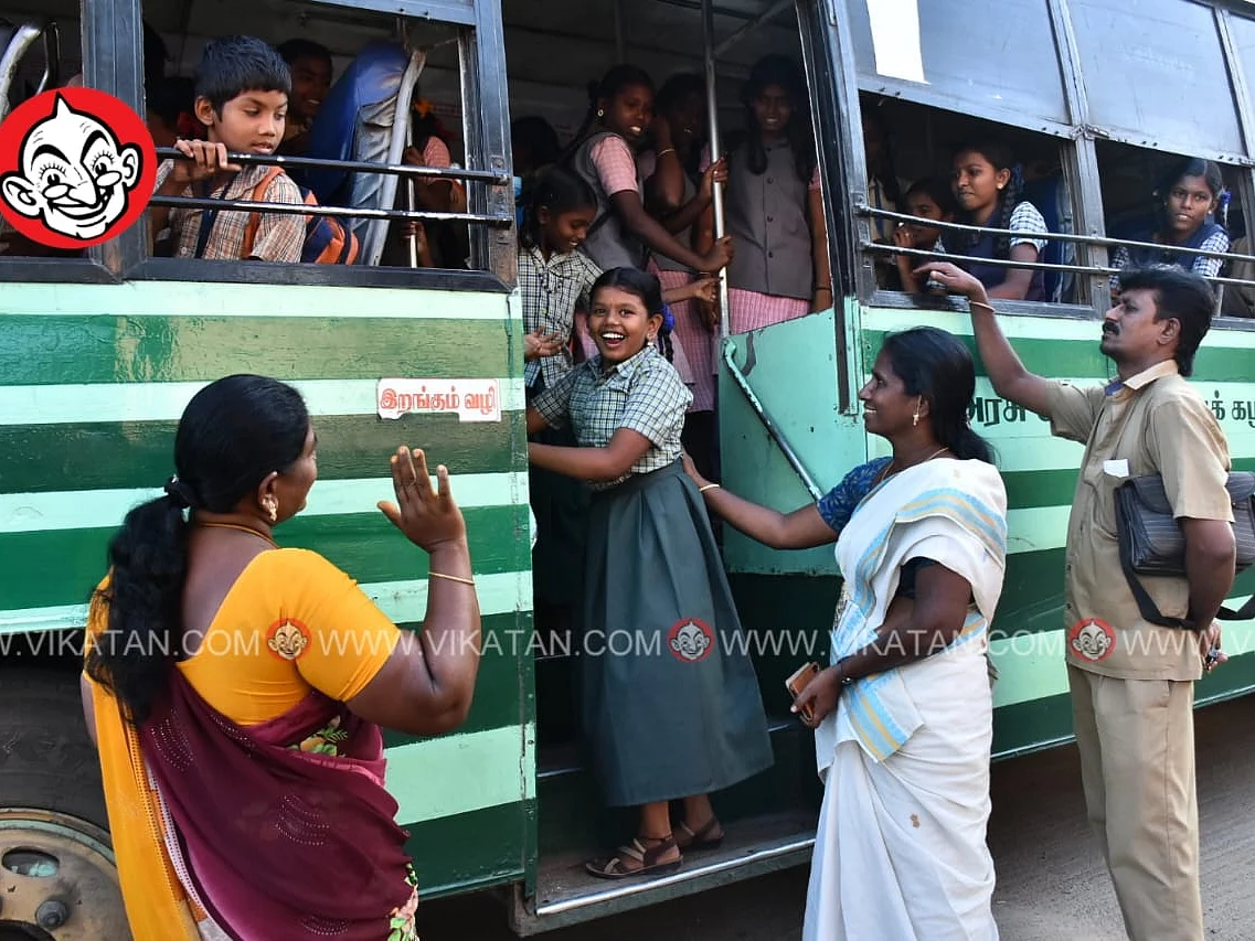 `மீனாட்சிபுரம் மாணவர்களுக்கு பேருந்து வந்தாச்சு!' - 8 நாள்களில் நிறைவேறிய சஹானாவின் கோரிக்கை