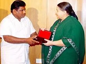 ஜெயலலிதாவுடன் அனிதா ராதாகிருஷ்ணன்