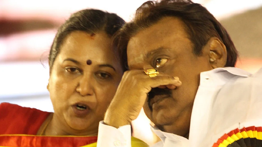 பிரேமலதா, விஜயகாந்த்