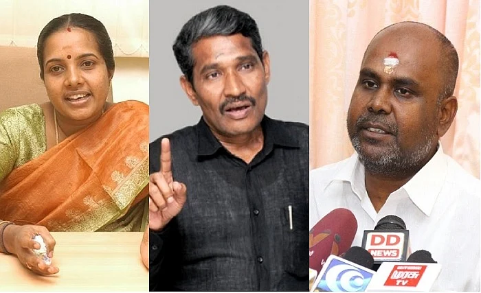 வானதி சீனிவாசன் - வன்னி அரசு - ஆர்.பி.உதயகுமார்