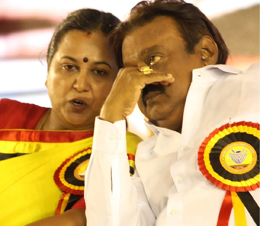 பிரேமலதா, விஜயகாந்த்
