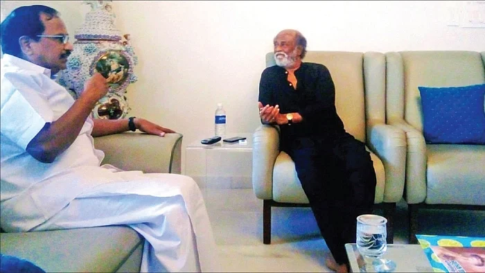 தமிழருவி மணியன் - ரஜினி சந்திப்பு