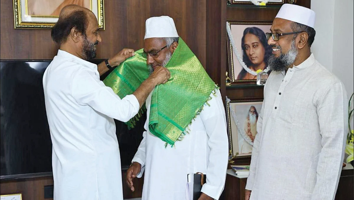 இஸ்லாமிய அமைப்பினர் ரஜினியுடன் சந்திப்பு