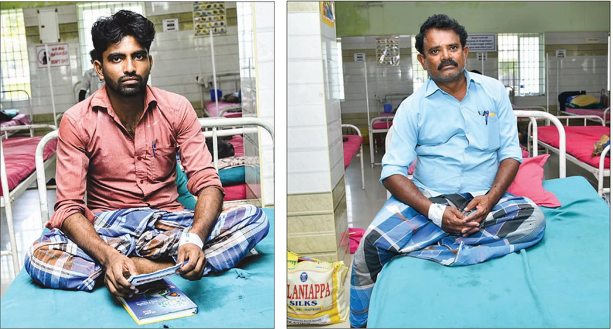 மருத்துவமனையில் செல்வன் - ஈஸ்வரன்