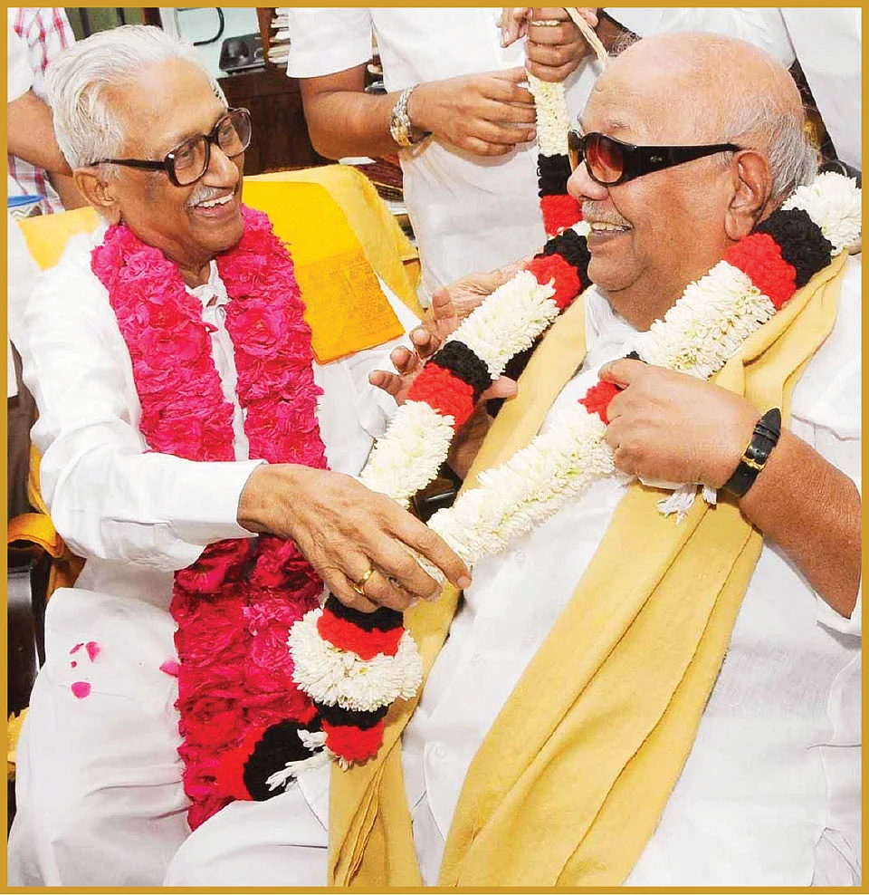 அன்பழகன், மு.கருணாநிதி