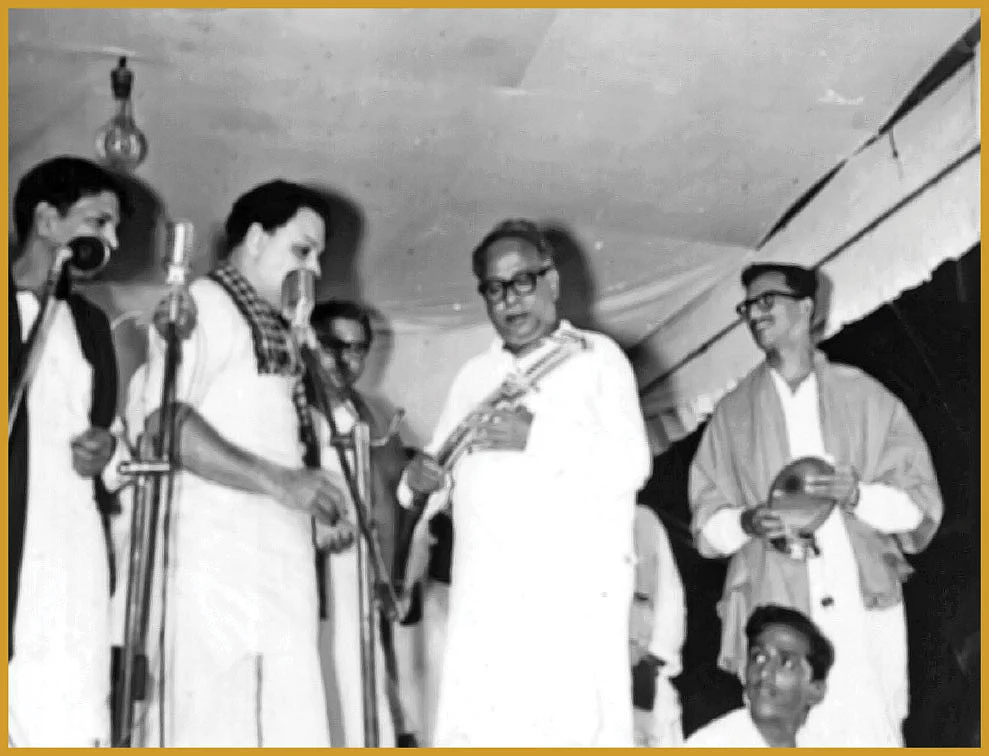 கருணாநிதி, எம்.ஜி.ஆர், அண்ணாதுரை