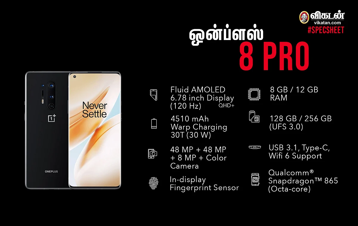 OnePlus 8 Pro Specs
