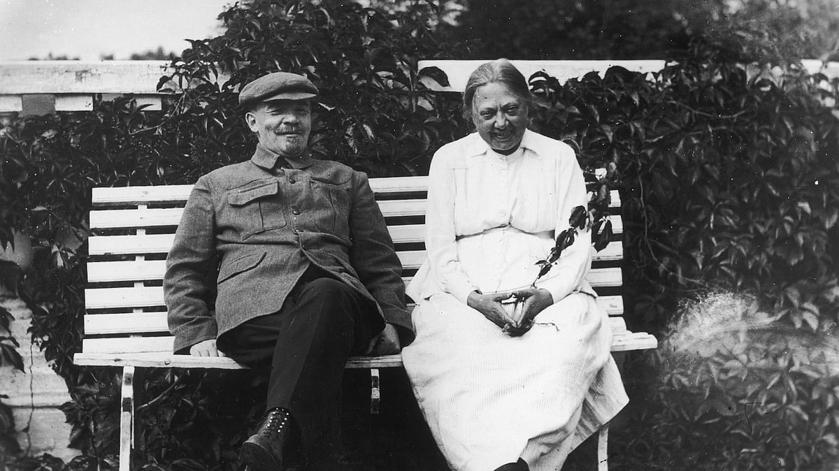 லெனின் மற்றும் அவரது மனைவி 