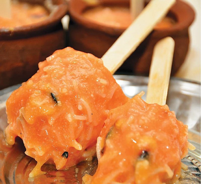 பப்பாளிப்பழ சேமியா குல்ஃபி
