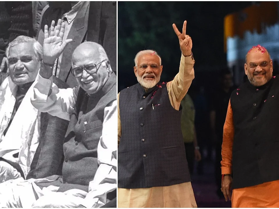 வாஜ்பாய் - அத்வானி முதல் மோடி - அமித் ஷா வரை... இது பி.ஜே.பி-யின் கதை! #BJPat40