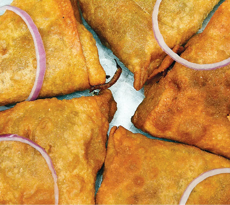 பப்பாளிக்காய் ஆனியன் சமோசா