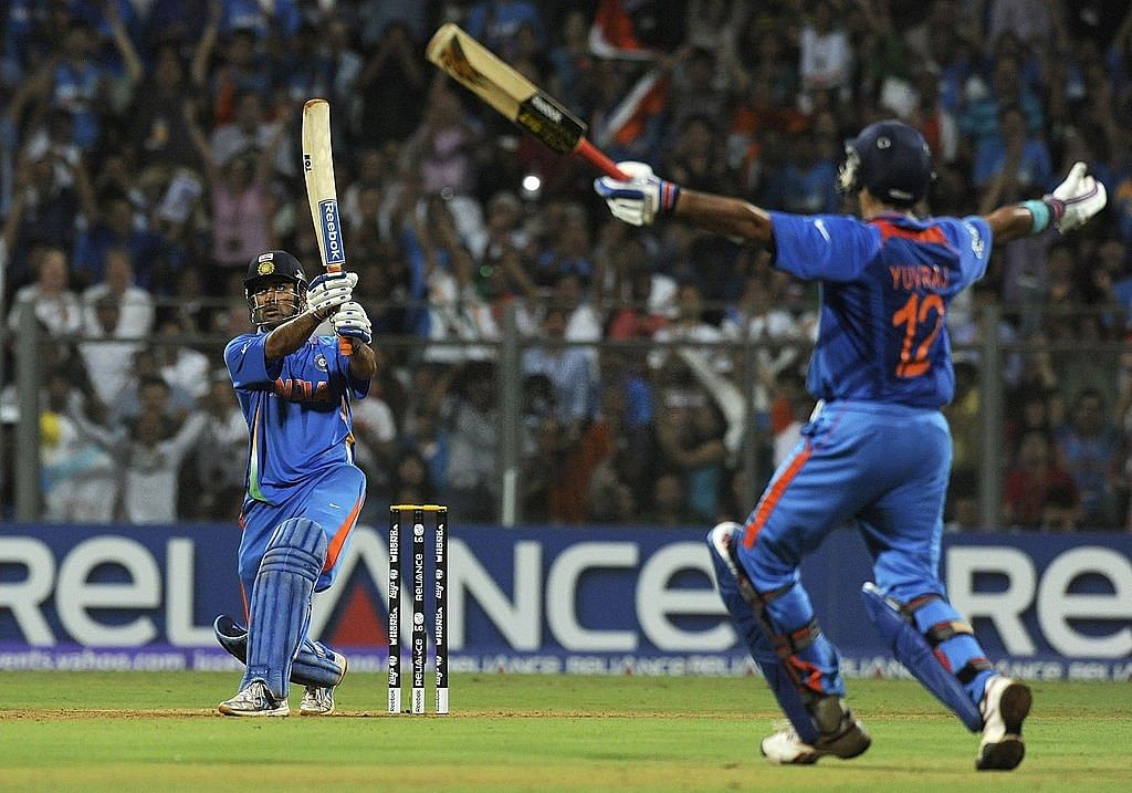 MS Dhoni and Yuvraj Singh in 2011 WC