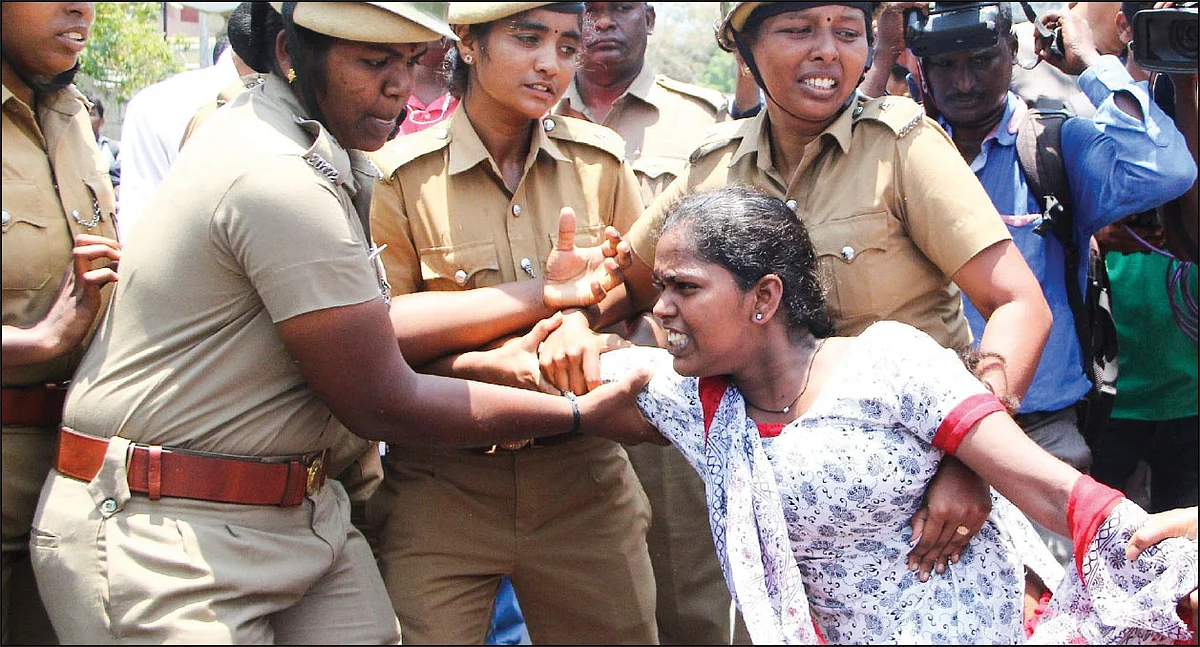 மதுவிலக்கு ஒழிப்பு போராட்டம்