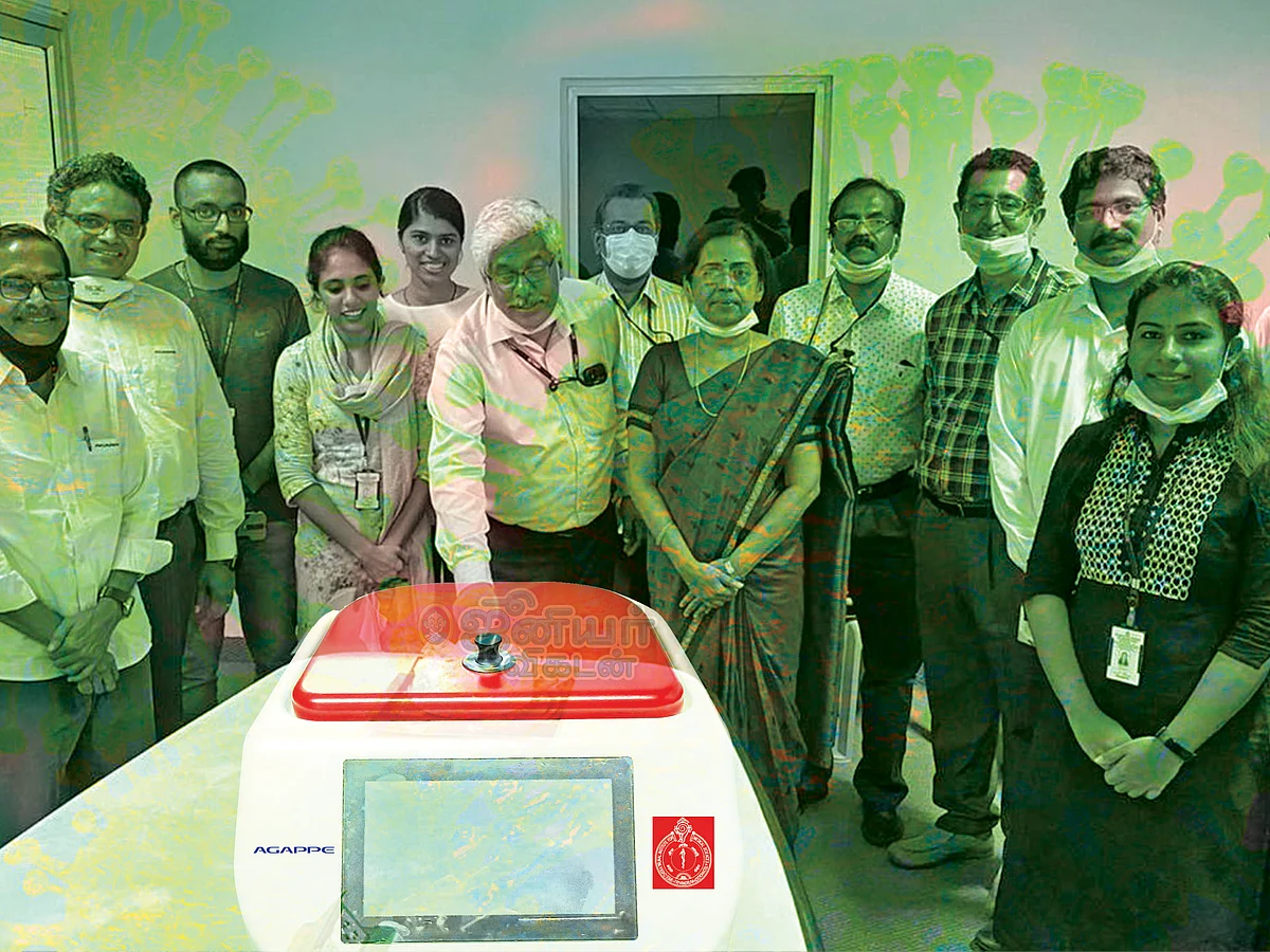 பத்தே நிமிடத்தில் பரிசோதனை செய்யும் கருவி!
