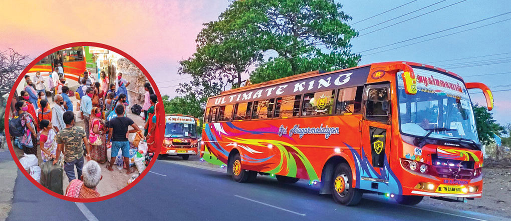 வட மாநில பக்தர்களுக்கு பேருந்து ஏற்பாடு... பா.ஜ.க நிர்வாகி
மீது பாயும் புகார்!