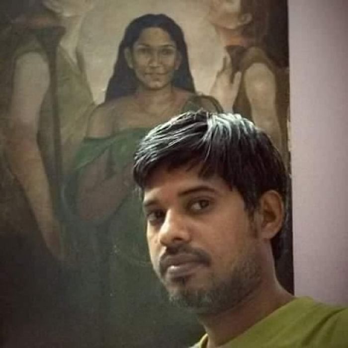 ஓவியர் சந்தோஷ் நாராயணன்