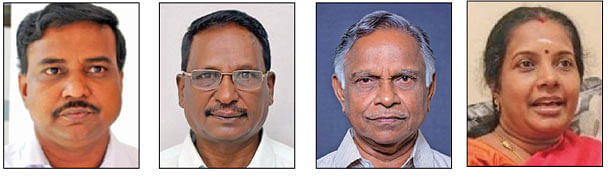 பிரின்ஸ் கஜேந்திரபாபு - முருகையன்
பக்கிரிசாமி - அ.கருணானந்தன் - வானதி சீனிவாசன்