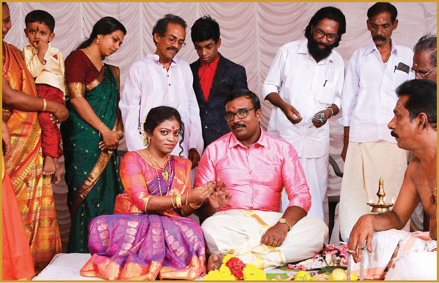 ஸ்ரீஜித் - அஞ்சனா ஜோடி.
