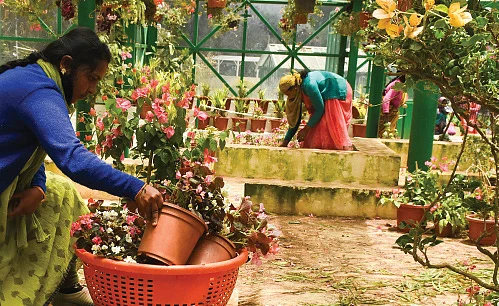 200 பெண்களின் உழைப்பில் உருவான 10 லட்சம் மலர்கள்!
