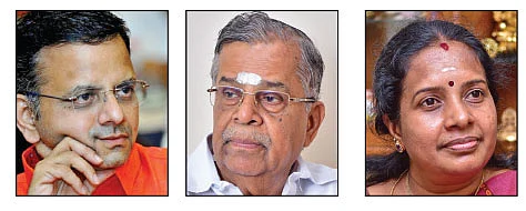 கே.டி.ராகவன் - வானதி சீனிவாசன் - இல.கணேசன்