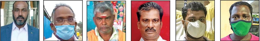 மணிவண்ணன் - ராஜசேகர் - மூக்கையா - செல்வராஜ் - அரவிந்த் - முத்து,