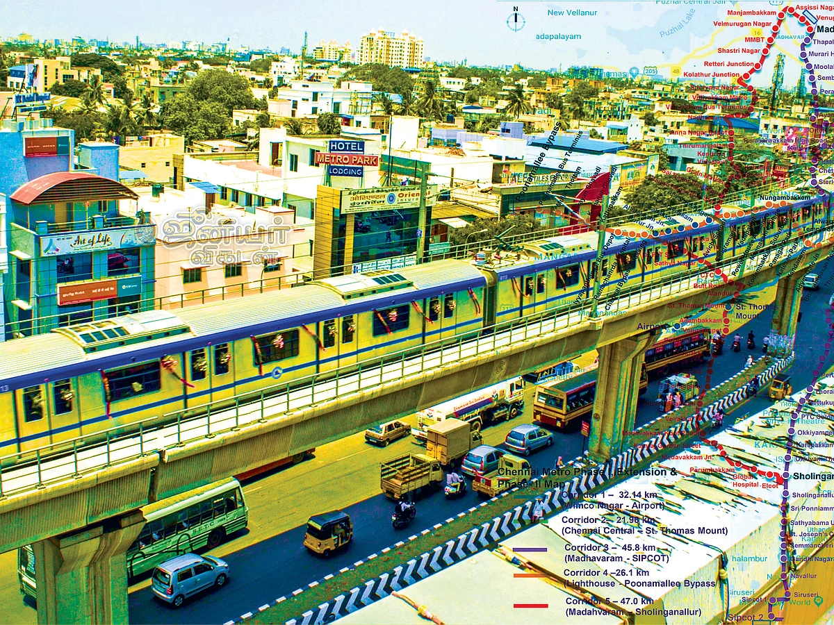 சென்னை மெட்ரோ... வளர்ச்சியை சமன் செய்யும் கோல்!