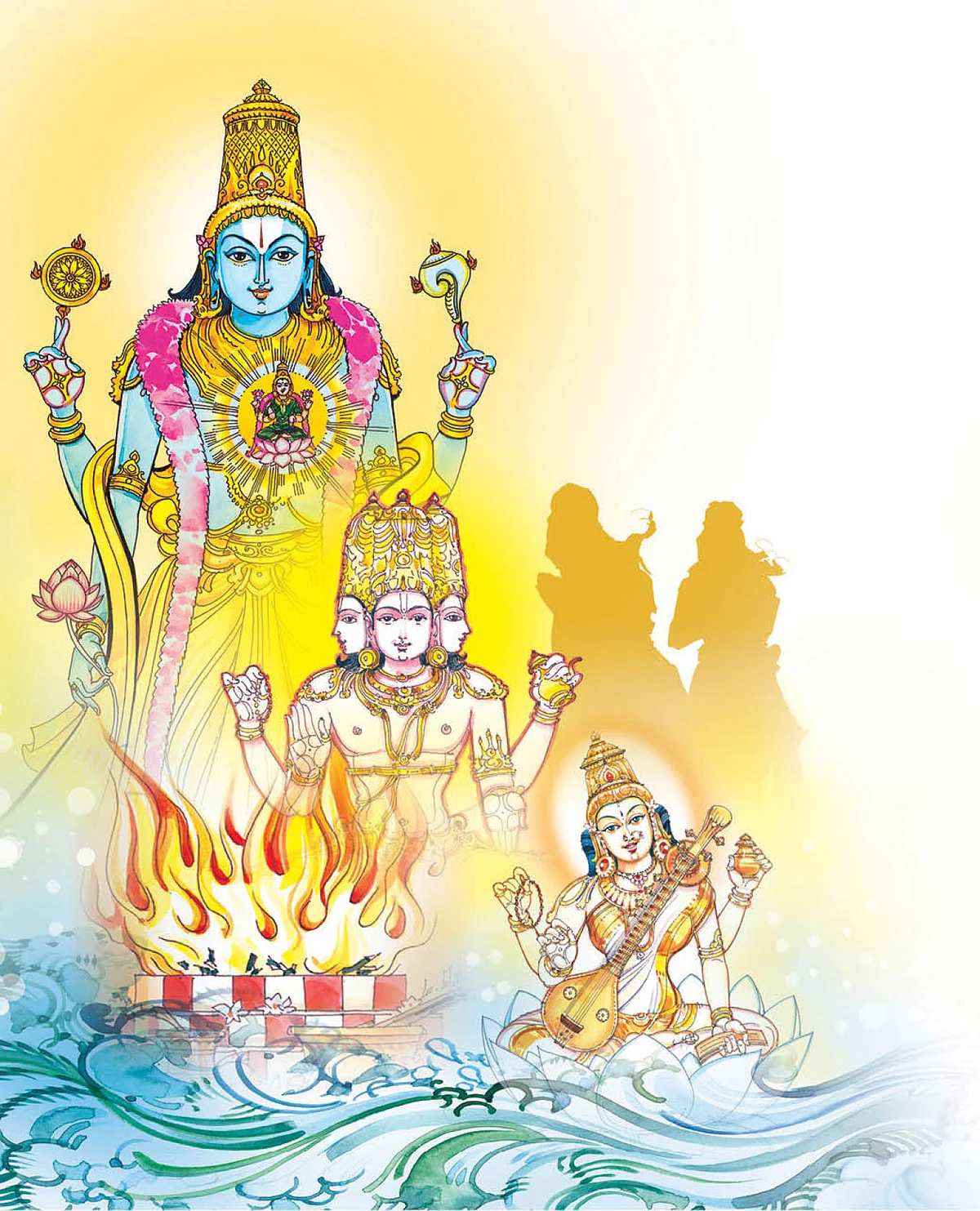 சரஸ்வதி நதிக்கரையில்