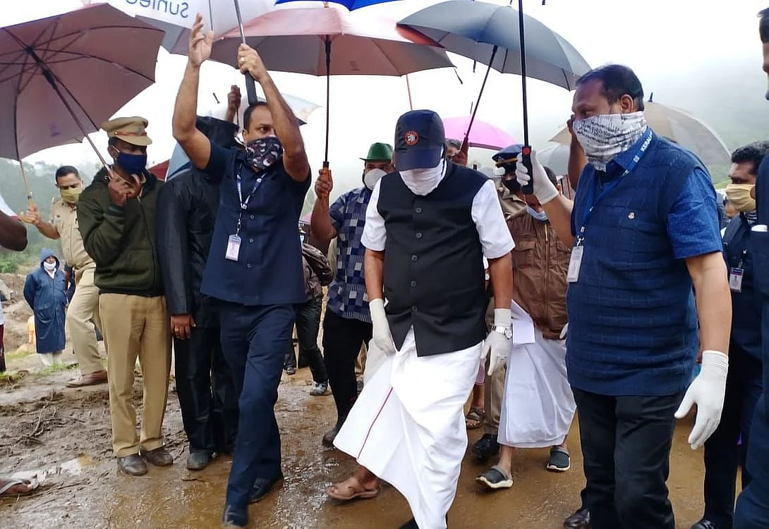 மூணாறில் பினராயி விஜயன்
