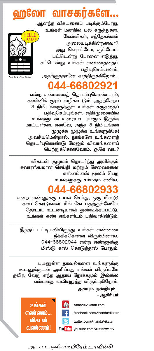 ஹலோ வாசகர்களே...