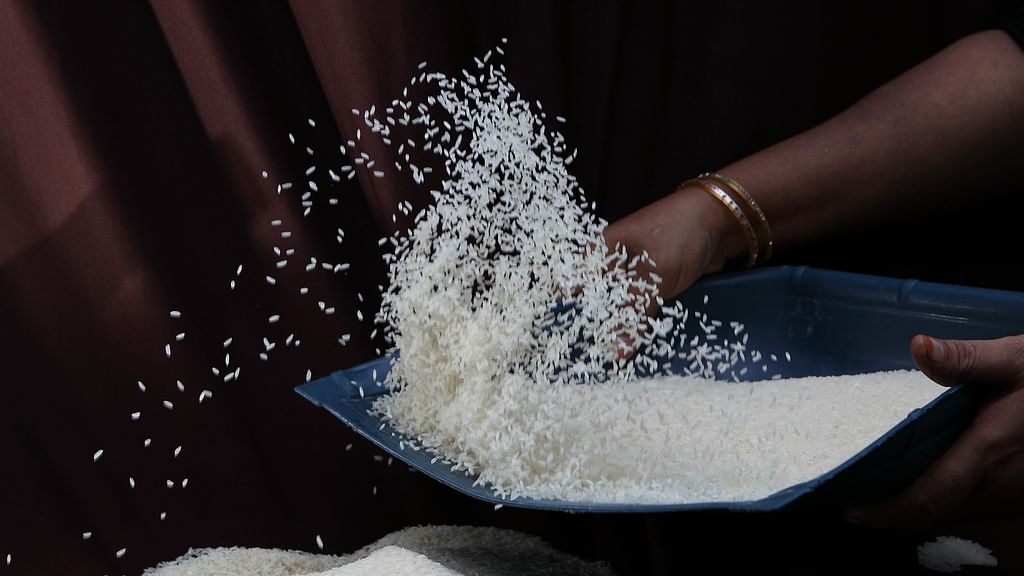 Raw rice