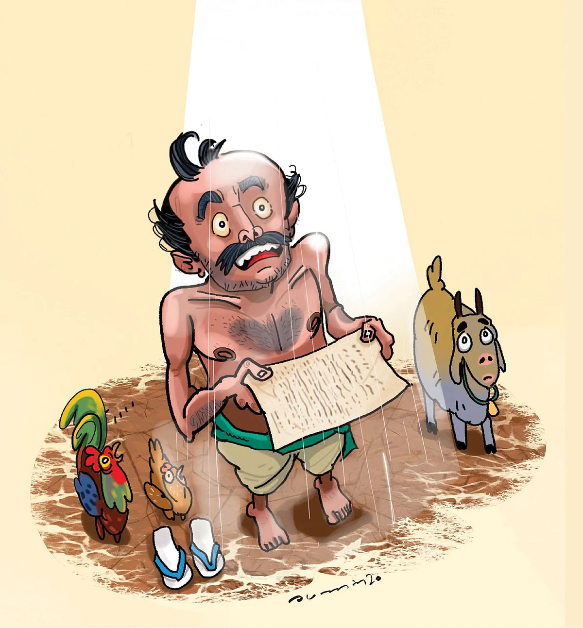 ‘முதுகெலும்பை’ உடைக்கும் மூன்று மசோதாக்கள்! - கடவுளுக்குக் கோவணாண்டி கடிதம்...