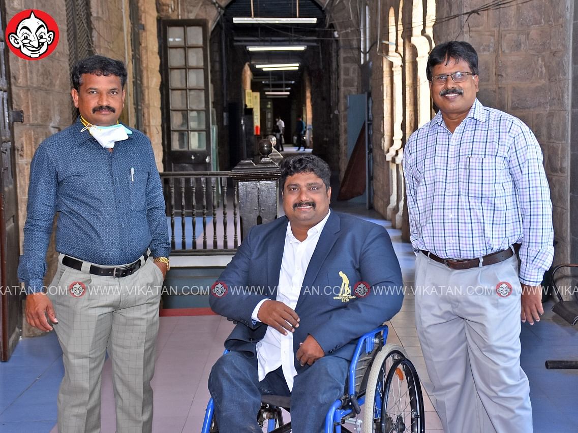 தயான்சந்த் விருது வென்ற மதுரை மாற்றுத்திறனாளிகள் பயிற்சியாளர்... சாதித்தது எப்படி?!