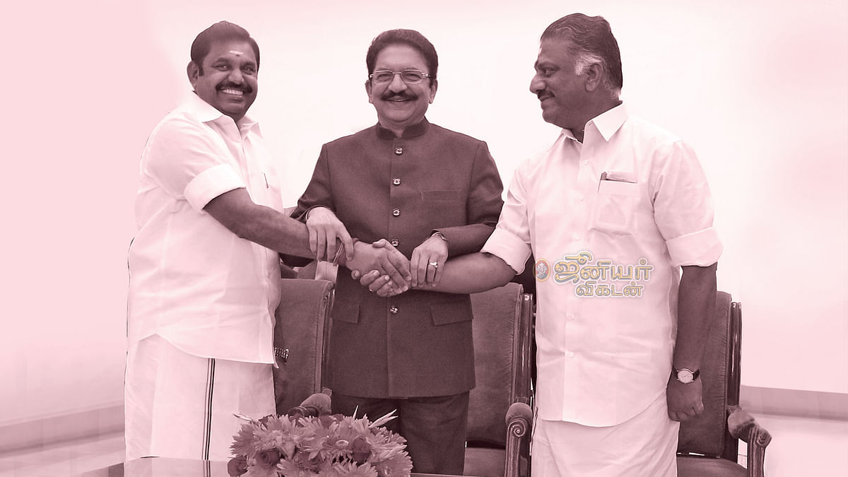 பன்னீர்செல்வம், வித்யாசாகர் ராவ், எடப்பாடி பழனிசாமி