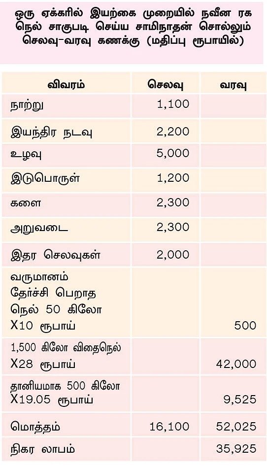ஏக்கருக்கு ரூ. 52,000 வருமானம்! - இயற்கை விவசாயத்தில் விதைநெல் உற்பத்தி!