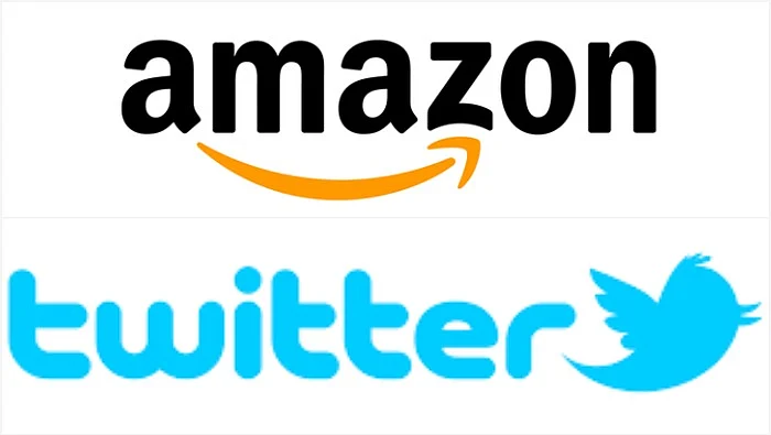 amazon, twitter