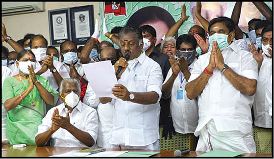 எடப்பாடி பழனிசாமி, ஓ.பன்னீர்செல்வம்