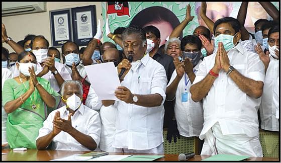 எடப்பாடி பழனிசாமி, ஓ.பன்னீர்செல்வம்