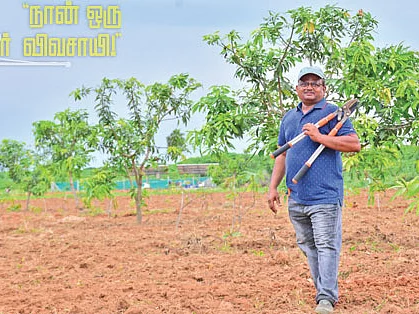 “நான் ஒரு திடீர் விவசாயி!” - இயக்குநர் கே.வி.ஆனந்த்