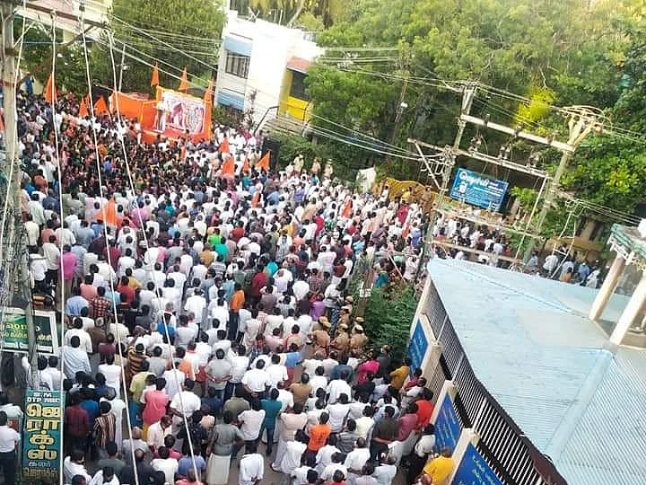 குமரி: `பாரம்பர்யம் தவறினால் தடுத்து நிறுத்துவோம்!’ - எச்சரிக்கும் இந்து முன்னணியினர்