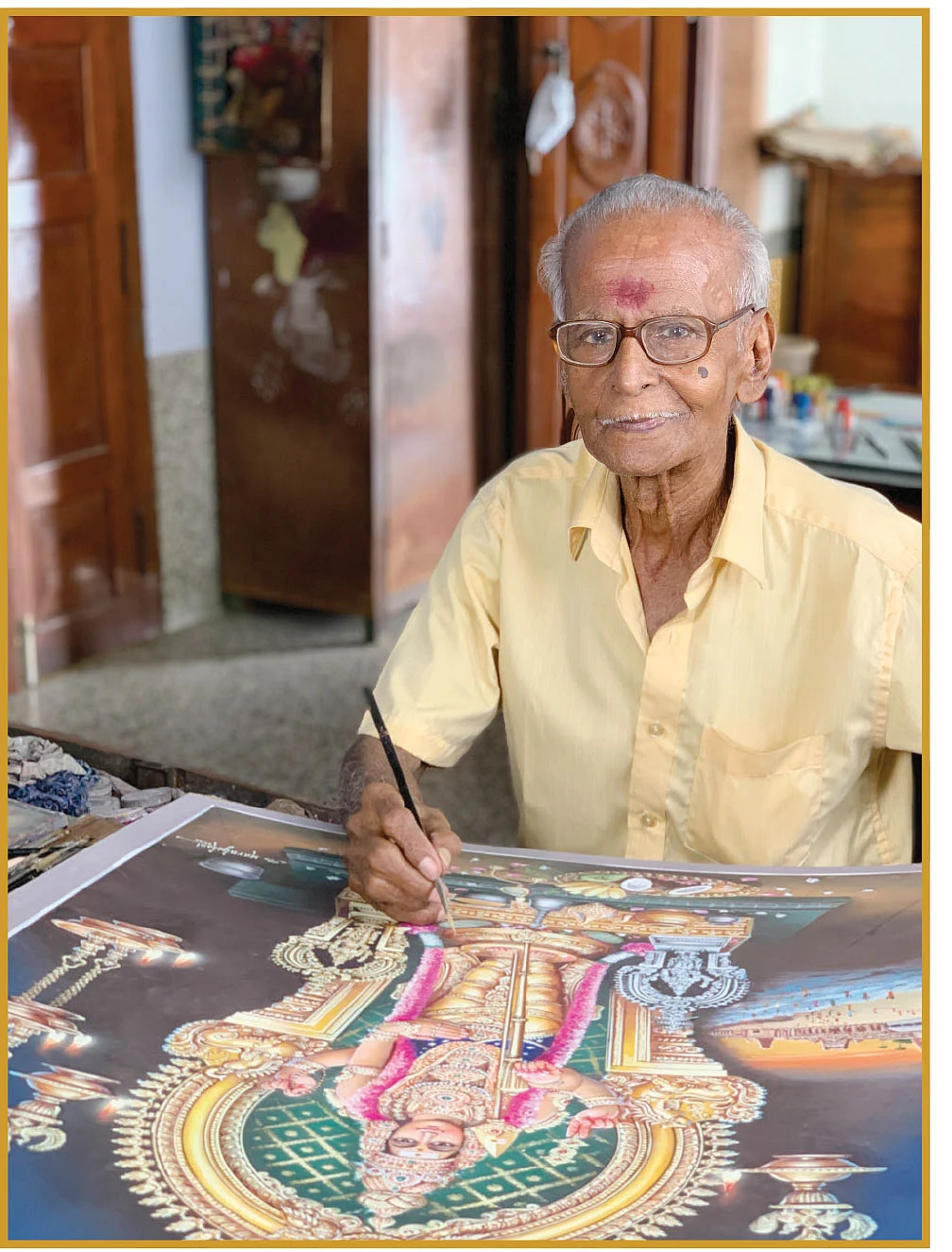 ‘இறைவன் கொடுத்த வரம்!’ - ஓவியர் எஸ்.முருகக்கனி
