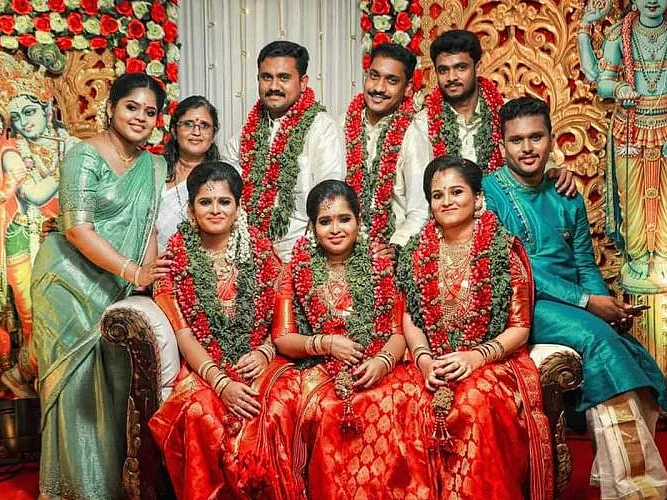 கேரளா: ஒரே பிரசவத்தில் பிறந்த மூன்று சகோதரிகளுக்கு ஒரே நாளில் திருமணம்!