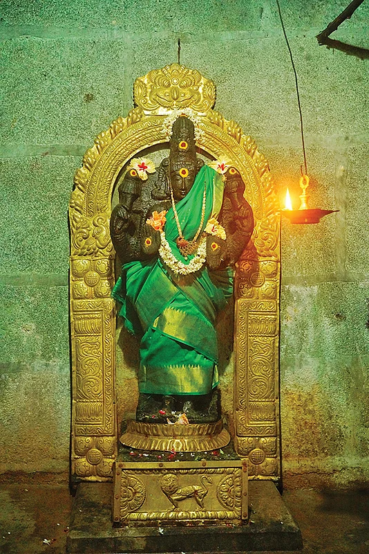 லிங்கத் திருமேனியில் பிரம்மசூத்திரக் கோடுகள்!